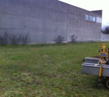 Vue nord sur local industriel