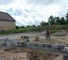 Préparation pour la dalle