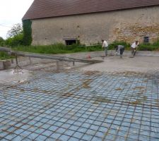 Coulage de la dalle