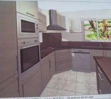 Implantation futur cuisine