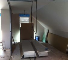 Chambre 2 en cours de placo...