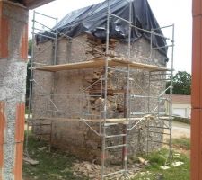 Restauration du pigeonnier,