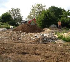La terre qui etait dans le fond de forme