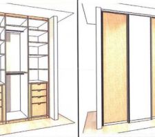 Placards chambres enfants 1 et 2