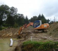 Nouvel pelle nouveau terrassement