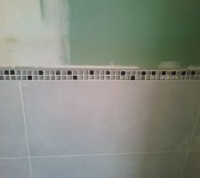 Joint et baguette alu fait