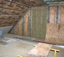 Mur ouest grenier
