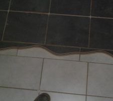 Frise entre cuisine et salon