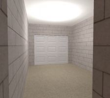 Vue 3D, garage