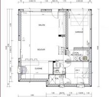 Plan du rez de chaussée