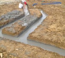 Fondations justes coul&eacute;es !