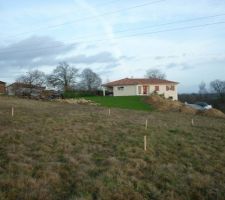 Implantation de la maison