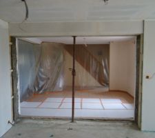 Ouverture entre les 2 maisons