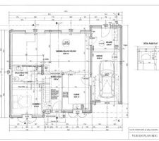 Mise à jour des plans: déplacement conduit cheminée, porte celier