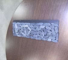 Galets douche à l'italienne