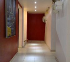 Couloir de cave après travaux