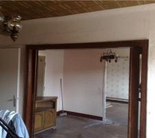 Un salon avant travaux