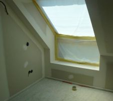 Chambre parents -préparation peinture