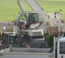 R&eacute;paration de la grue