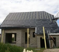 Pose de la sous-toiture Spanflex 300