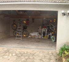 Garage avant démolition