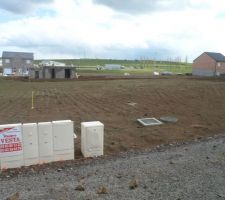 Notre terrain de 450m2.