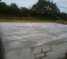Dalle béton rdc coulée