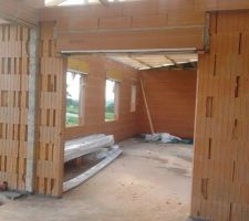 Le mur &agrave; reculer de 9cm