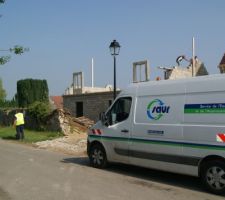 La SAUR est venue nous raccorder !!!!