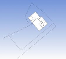 Vue 3D orient&eacute; de la futur maison
