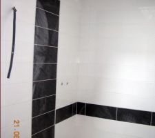 Salle de bains de l'&eacute;tage, en cours