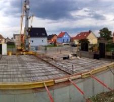 Vue d'ensemble du chantier.