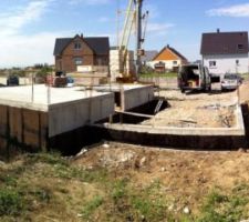 Vue d'ensemble du chantier.