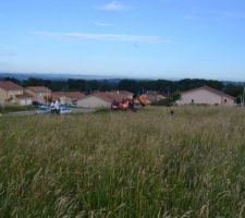 Implantation maison fa&ccedil;ade lat&eacute;rale droite