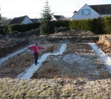 Fondattions coul&eacute;es, avec ma fille