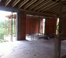 Vue salle &agrave; manger - salon