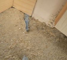 Jour de la pré-réception : derrière la porte chambre.