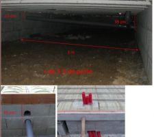 La pente de notre &eacute;vacuation des eaux us&eacute;es est trop importante