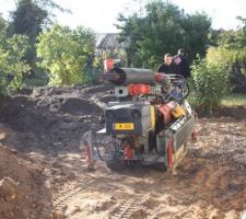 &eacute;tude de sol G12: arriv&eacute;e de la machine