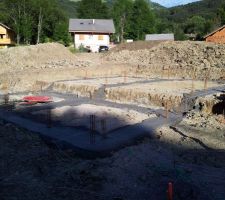 Enfin les fondations ....