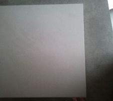 Carrelage de la totalit&eacute; des pi&egrave;ces s&egrave;ches : plus facile pour l'entretien,et plus efficace avec le chauffage au sol

45*45 avec plusieurs teintes et facile &agrave; entretenir