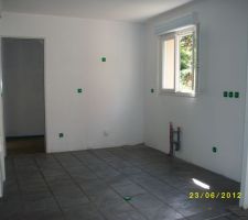 Carrelages de la cuisine