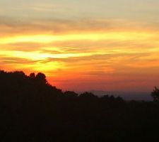 Tous les soirs de jolies coucher de soleil