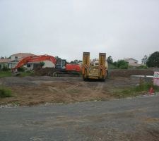 Début des travaux au 25/06/12