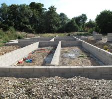 Voila le 1er niveau &agrave;  55cm est pret a recevoir son plancher rdv week end prochain