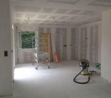 Poncage des murs ok.