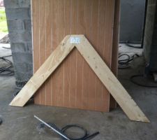 Arrivage des materiaux pour la toiture
