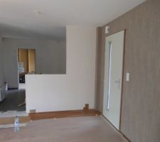 Parquet posé salon