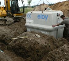 Installation de la cuve