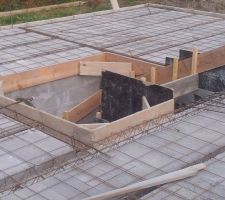 Coffrage de l'escalier